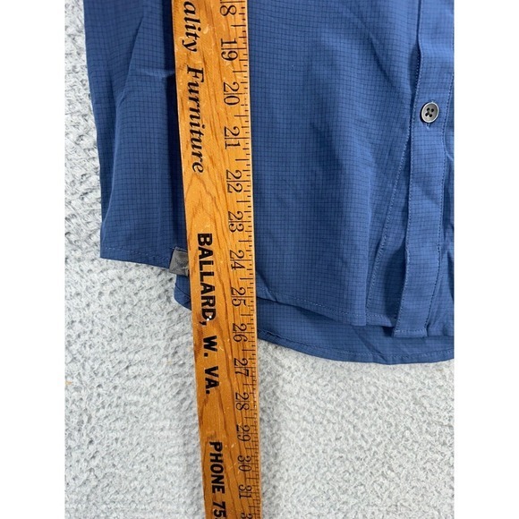 Vertx Tactical Button Up Shirt Adult Small Blue Flagstaff Check Work Men NEW J19 - Picture 9 of 10